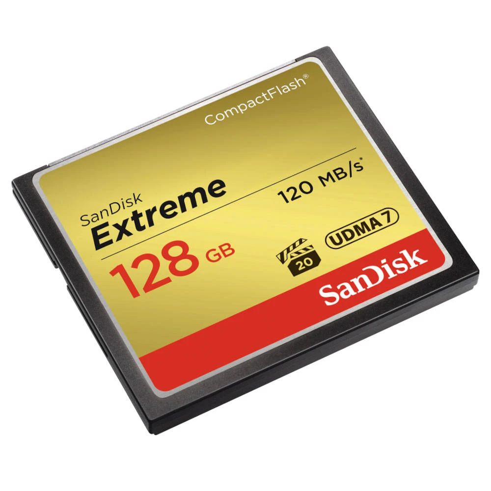 SanDisk CF Extreme 128GB Memory Card 120MB/s Read Speed, 85MB/s Write Speed 2 SanDisk CF Extreme 128GB Memory Card 120MB/s Read Speed, 85MB/s Write Speed - Image 2