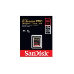 SanDisk 128GB CF Express PRO Type B Memory Card | Read 1700MB/S | Writes 1200MB/S -Camera Gear Store 00186485 2