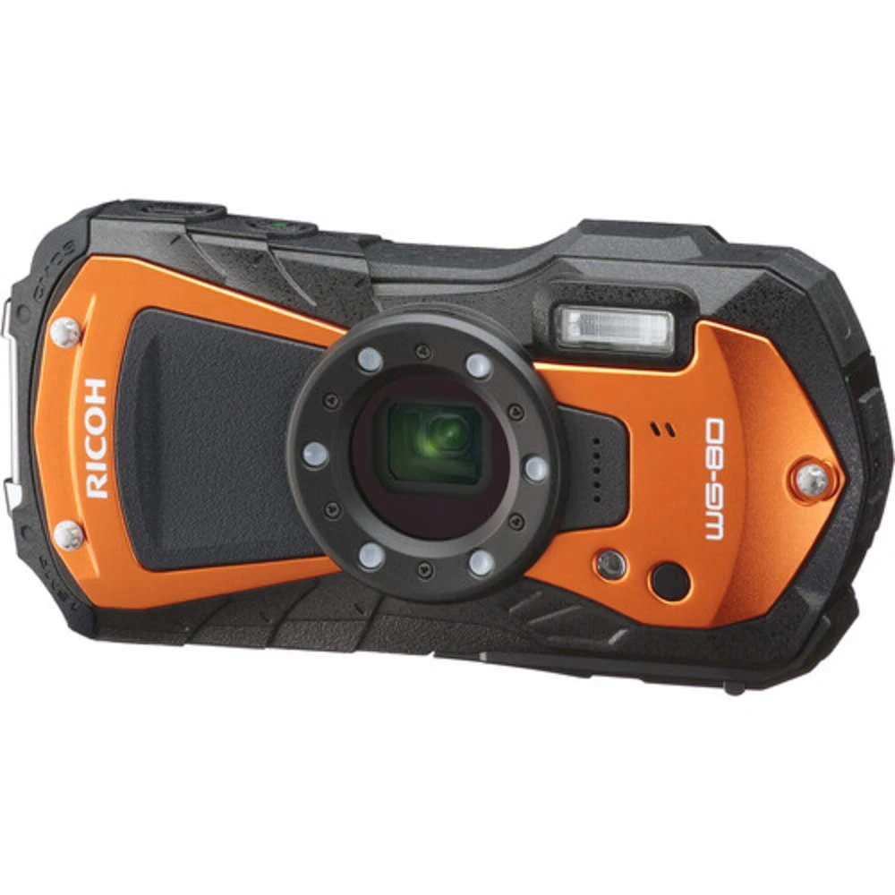 Ricoh WG-80 Waterproof Compact Camera - Orange 1 Ricoh WG-80 Waterproof Compact Camera - Orange