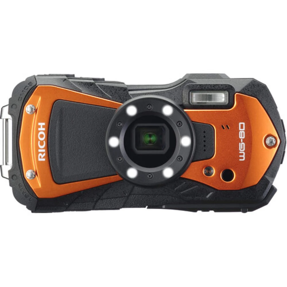Ricoh WG-80 Waterproof Compact Camera - Orange 7 Ricoh WG-80 Waterproof Compact Camera - Orange - Image 7