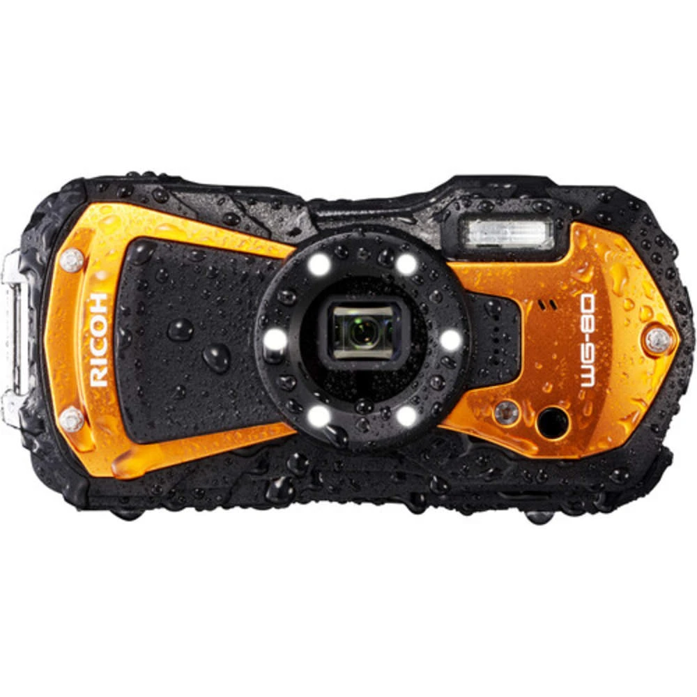 Ricoh WG-80 Waterproof Compact Camera - Orange 9 Ricoh WG-80 Waterproof Compact Camera - Orange - Image 9