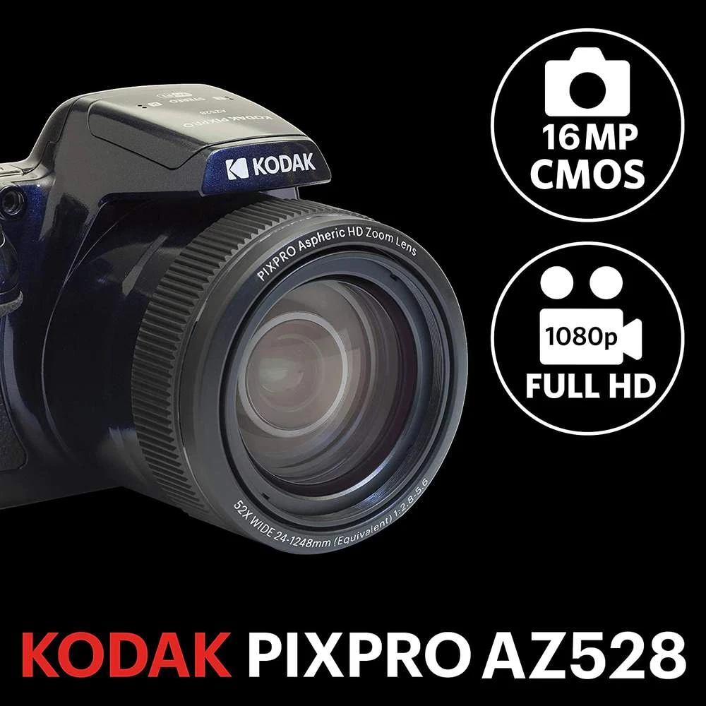 Kodak PixPro AZ528 Digital Camera - Midnight Blue 2 Kodak PixPro AZ528 Digital Camera - Midnight Blue - Image 2