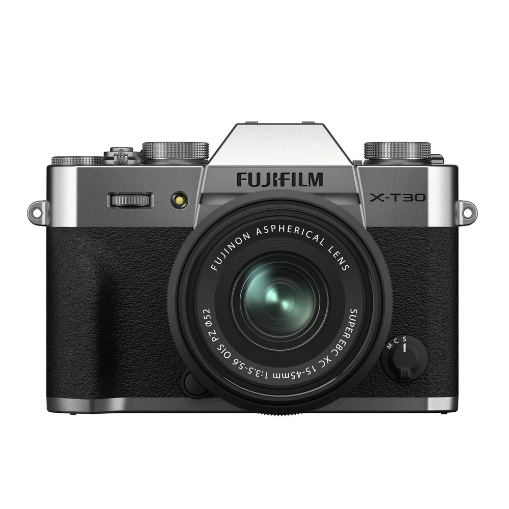 Fujifilm X-T30 II Silver Camera With XC 15-45mm Lens 1 Fujifilm X-T30 II Silver Camera With XC 15-45mm Lens