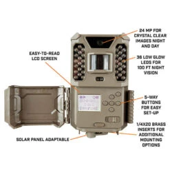 Bushnell Prime Low Glow Wildlife Camera | Grey | 24MP | 36 LEDS | 0.3 Sec Trigger -Camera Gear Store 18119932M 4