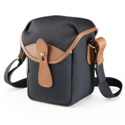 Billingham 72 Black Canvas And Tan Leather Camera Bag
