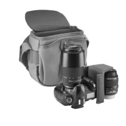 Billingham Hadley Digital Shoulder Bag - Sage FibreNyte Chocolate Leather -Camera Gear Store 501348 54 2