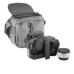 Billingham Hadley Digital Shoulder Bag - Sage FibreNyte Chocolate Leather -Camera Gear Store 501348 54 3