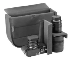 Billingham Hadley Small Shoulder Bag - Black FibreNyte Black Leather -Camera Gear Store 503302 01 4