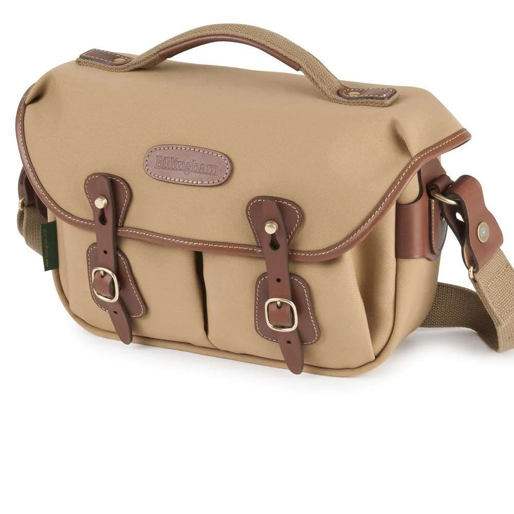 Billingham Hadley Small Pro Shoulder Bag - Khaki Canvas Tan Leather 1 Billingham Hadley Small Pro Shoulder Bag - Khaki Canvas Tan Leather