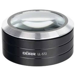 Dorr Professional LED 5X Magnifier Lupe | Aluminium | High-Quality Glass | LL-572