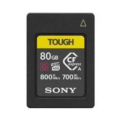 Sony CFexpress Type A 80GB Memory Card | Read 800MB/s | Write 700MB/s | 4K Video
