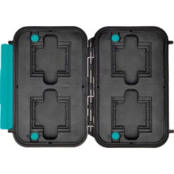 HPRC 1300 Hard Resin Case With Memory Card Holder - Black/Blue