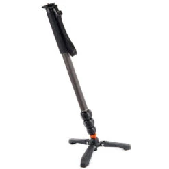3 Legged Thing Lance Monopod Kit With DocZ2 Foot Stabiliser | Darkness | Carbon Fibre -Camera Gear Store LANCEKITDARK 2