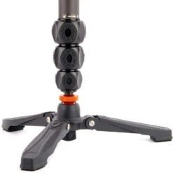 3 Legged Thing Lance Monopod Kit With DocZ2 Foot Stabiliser | Darkness | Carbon Fibre -Camera Gear Store LANCEKITDARK 3