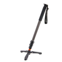 3 Legged Thing Lance Monopod Kit With DocZ2 Foot Stabiliser | Darkness | Carbon Fibre -Camera Gear Store LANCEKITDARK 4