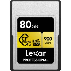 Lexar 80GB CFexpress PRO Type A GOLDSeries | R900/W800MB/s | VPG400