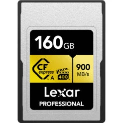 Lexar 160GB CFexpress PRO Type A Gold Series | R900/W800MB/s | VPG400
