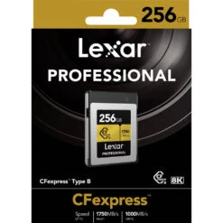 Lexar 256GB Professional CFexpress Type B Card GOLD Series -Camera Gear Store LCFX10 256CRB 3