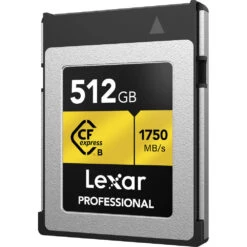 Lexar 512gb Pro CFexpress Type B Card GOLD Series | Read 1750MB/s | Writes 1500MB/s -Camera Gear Store LCXEXPR512G RNENG 2