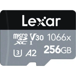 Lexar Professional 1066x MicroSDXC 256GB UHS-I SILVER Series Memory Card