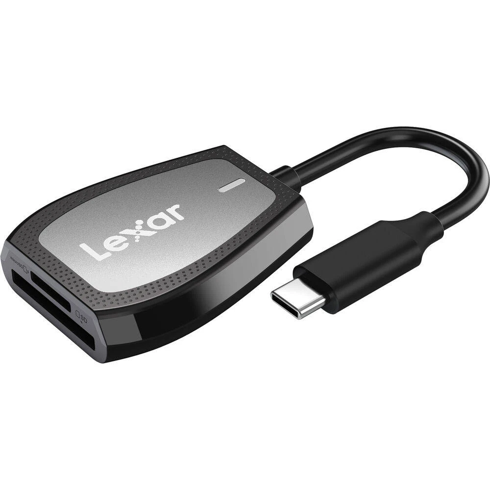 Lexar Professional USB-C Dual-Slot Reader For SD / Micro SD 1 Lexar Professional USB-C Dual-Slot Reader For SD / Micro SD