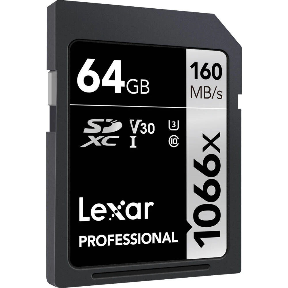 Lexar Professional 64GB 1066x SDXC UHS-I SILVER Series Memory Card 2 Lexar Professional 64GB 1066x SDXC UHS-I SILVER Series Memory Card - Image 2