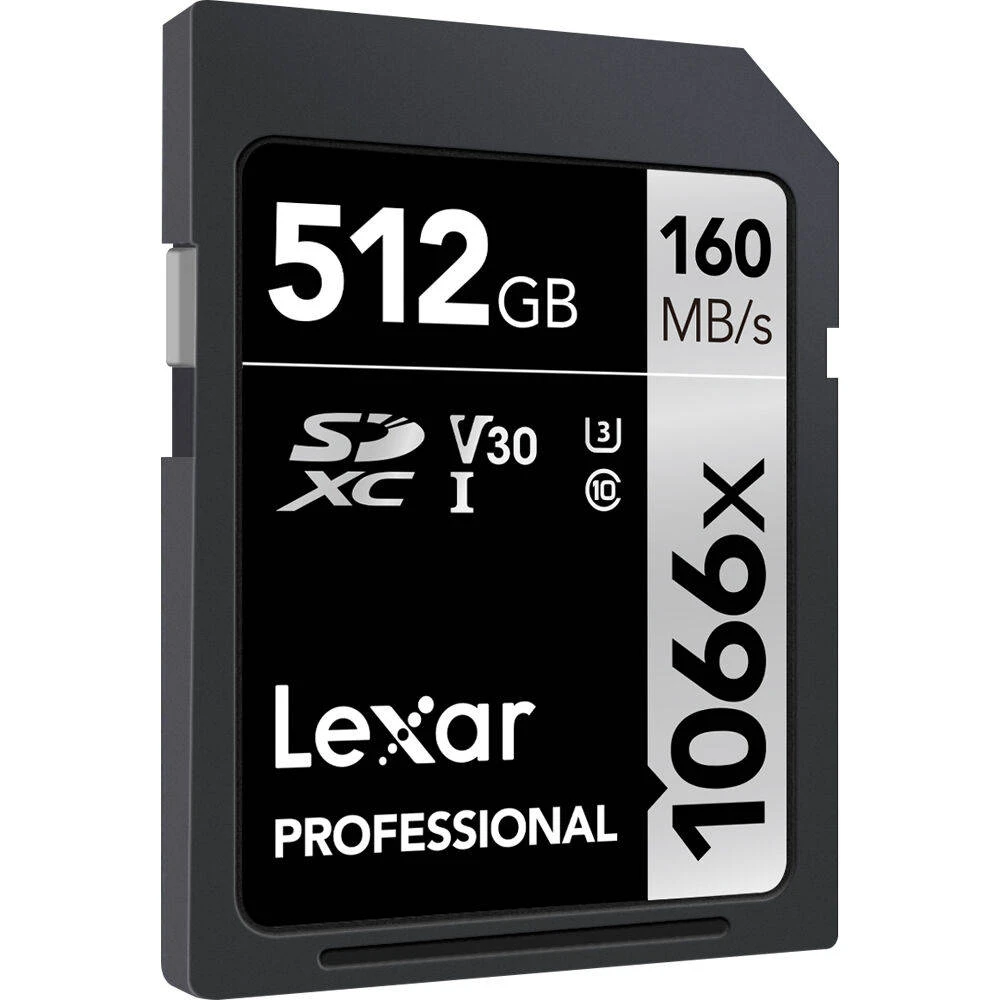 Lexar Professional 512GB 1066x SDXC UHS-I SILVER Series Memory Card 2 Lexar Professional 512GB 1066x SDXC UHS-I SILVER Series Memory Card - Image 2