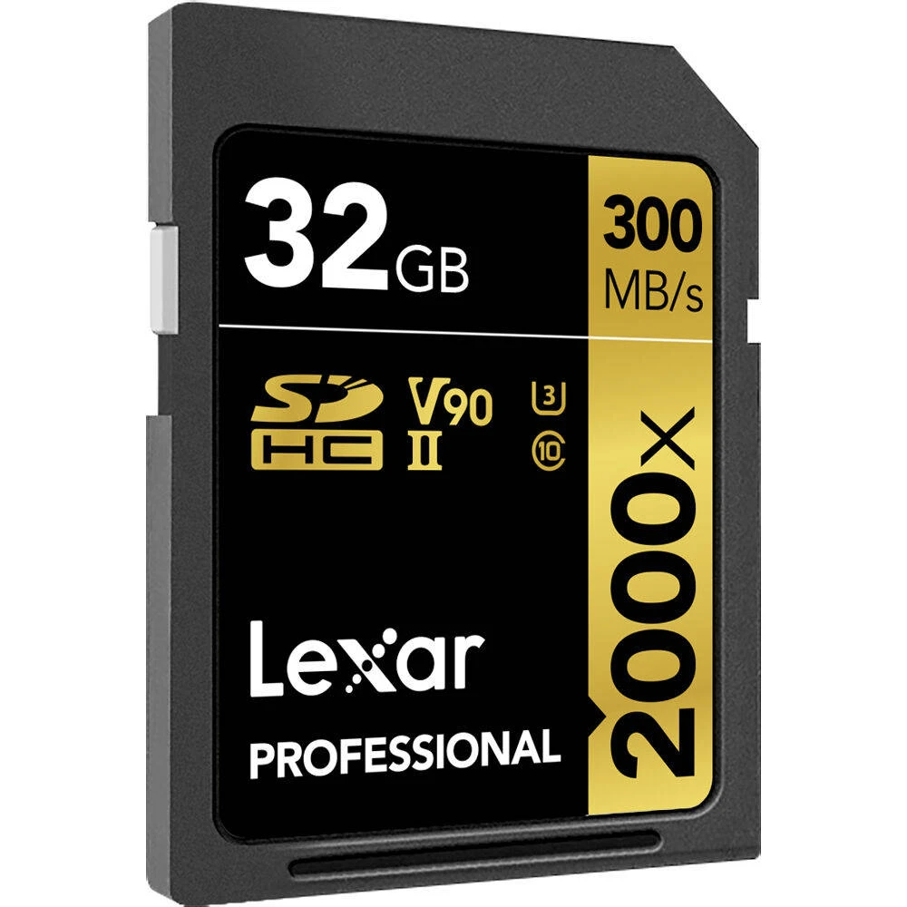 Lexar Professional 2000x 32GB SDHC UHS-II Memory Card 2 Lexar Professional 2000x 32GB SDHC UHS-II Memory Card - Image 2