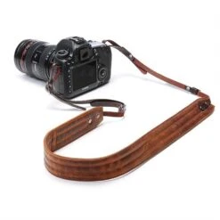 ONA Presidio Antique Cognac Leather Camera Strap
