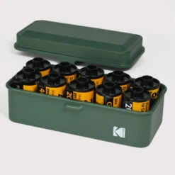 Kodak Steel Film Case For 135/120 Rolls - Olive 8 Kodak Steel Film Case For 135/120 Rolls - Olive -Camera Gear Store RK0011 3
