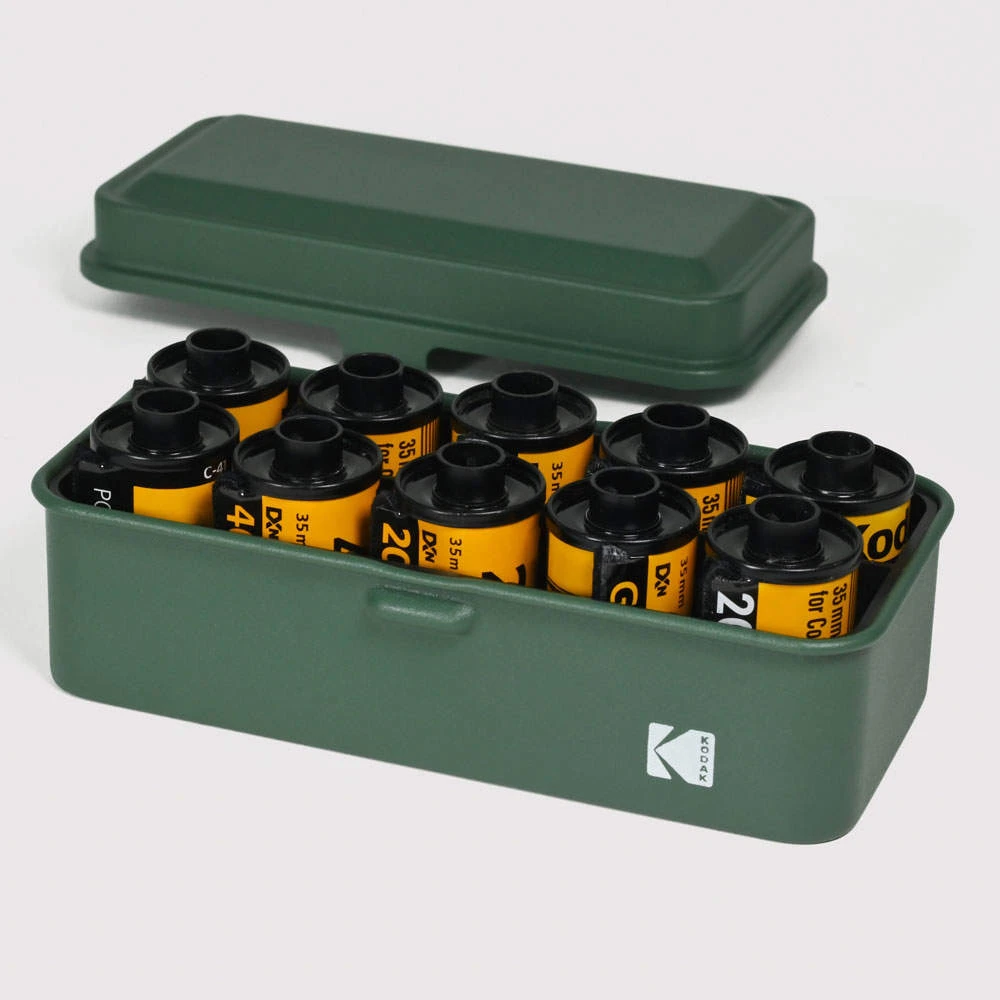 Kodak Steel Film Case For 135/120 Rolls - Olive 4 Kodak Steel Film Case For 135/120 Rolls - Olive - Image 4