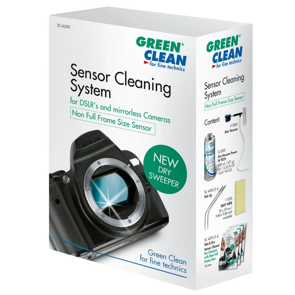 Green Clean Sensor Cleaning System Kit Non Full Frame Size SC-6200 1 Green Clean Sensor Cleaning System Kit Non Full Frame Size SC-6200