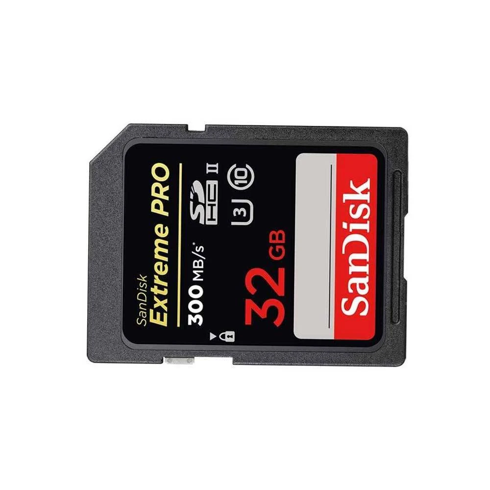 Sandisk Extreme Pro SDHC UHS-II 32GB Memory Card | Read 300MB/s | Write 260MB/s | 4K Video 2 Sandisk Extreme Pro SDHC UHS-II 32GB Memory Card | Read 300MB/s | Write 260MB/s | 4K Video - Image 2