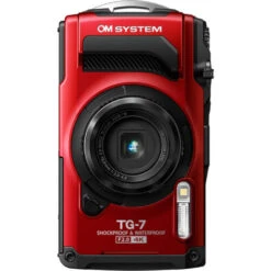 OM System Tough TG-7 Waterproof Camera | Red 12 OM System Tough TG-7 Waterproof Camera | Red -Camera Gear Store V110030RU000 3