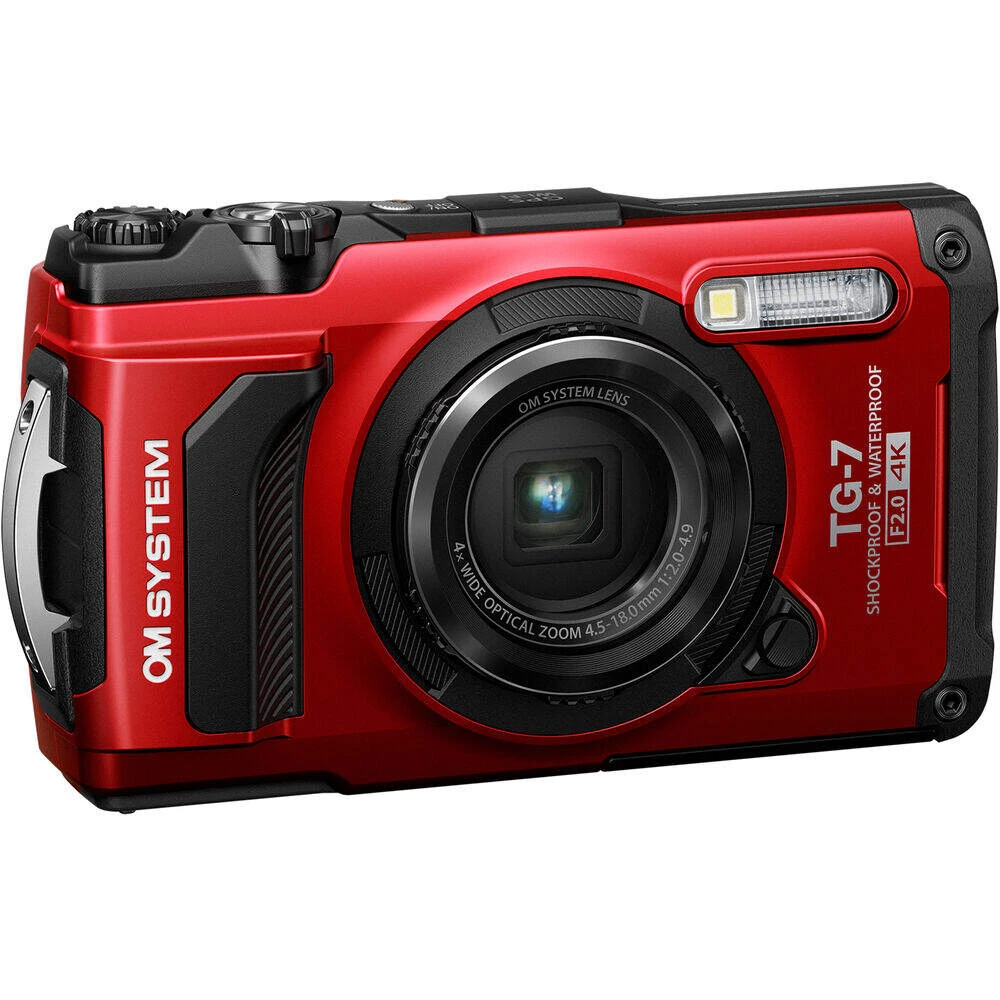 OM System Tough TG-7 Waterproof Camera | Red 7 OM System Tough TG-7 Waterproof Camera | Red - Image 7