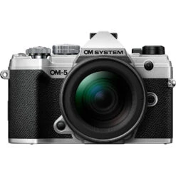 OM System OM-5 Silver Body With 12-45mm F4.0 M.Zuiko Pro Lens