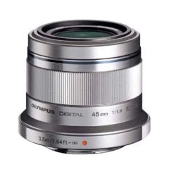 Olympus 45mm F1.8 Silver M.Zuiko Lens