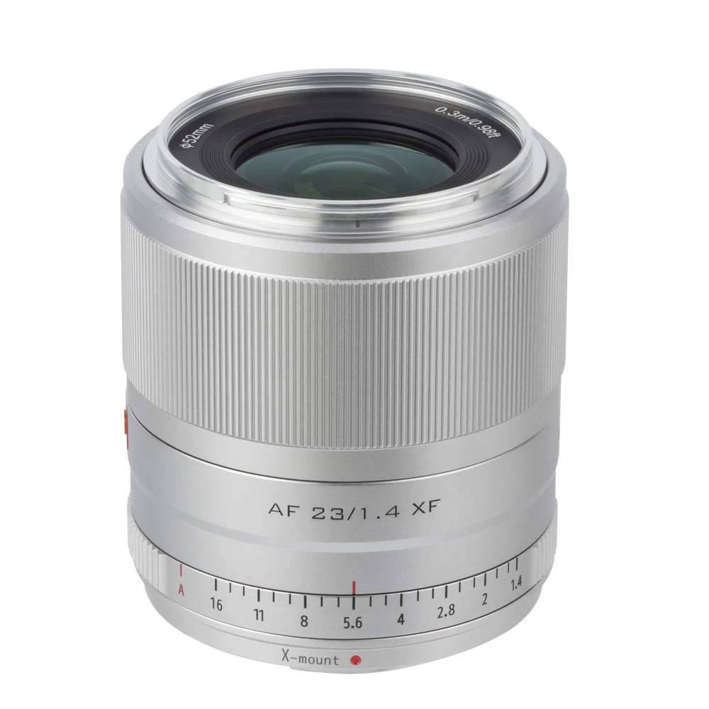 Viltrox 23mm F1.4 Fuji XF Lens - Silver 1 Viltrox 23mm F1.4 Fuji XF Lens - Silver